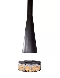 Центральный подвесной камин LOFT - 07