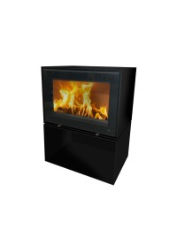 Печь-камин Jydepejsen Zeta Freestanding Black