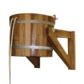 Обливное ведро City Wood 20 л с пластиковой вставкой