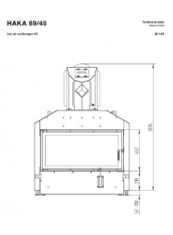 Каминная топка Hoxter HAKA 89/45