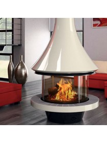 Центральный камин Eva 992 лак JC Bordelet 