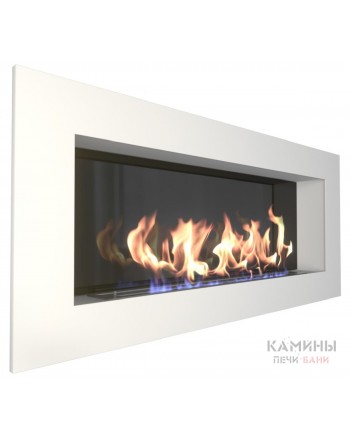 Биокамин Elliot 1500 белый со стемалитом (Zefire)