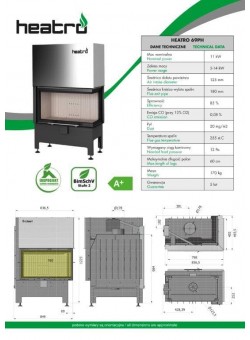 Каминная топка Heatro 69PH