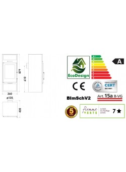 Печь-камин Panadero Nijar