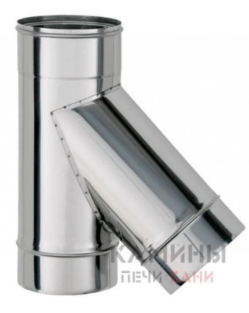 Тройник дымохода 45°