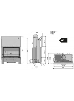 Каминная топка Hajduk Volcano BTh