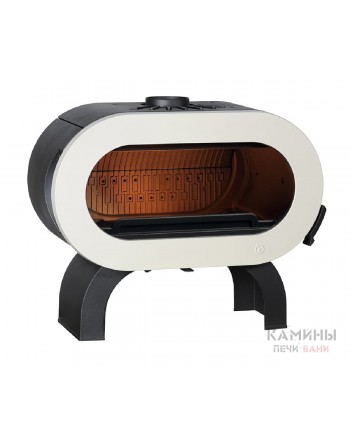 Чугунная печь Invicta Fifty бежевая эмаль