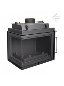 Каминная топка Kratki Maja/PW/BL/12/BS/W (угловое стекло слева, змеевик)