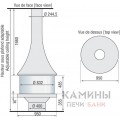 Центральный камин Marina 993 стандарт JC Bordelet Центральный камин Marina 993 стандарт JC Bordelet