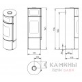 Печь-камин Jydepejsen Omega Chef Печь-камин Jydepejsen Omega Chef