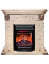 Электрокамин Dublin Lux WT с Majestic Lux BL RC