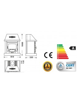 Печь-камин Panadero La Mancha