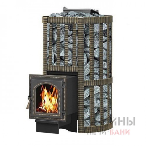 Печь для бани Ураган Ковка 22 (270) из чугуна