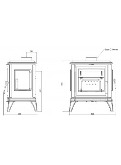 Чугунная печь Invicta Sedan M