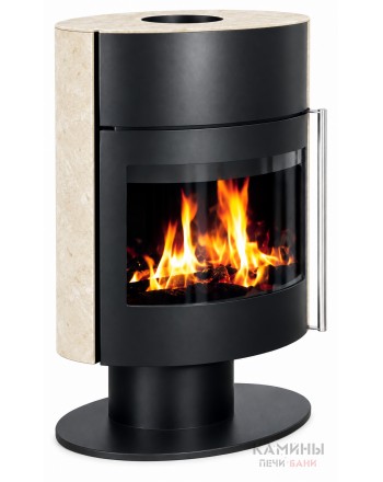 Дровяная печь-камин Ember J6 Limestone