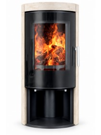 Дровяная печь-камин Ember H1 FG Limestone