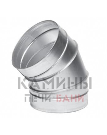 Отвод дымохода 45°