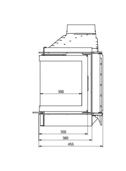 Каминная топка KFD ECO iMAX 7 3F standard