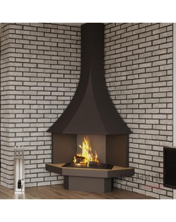 Угловой открытый камин Julietta 985 JC Bordelet 