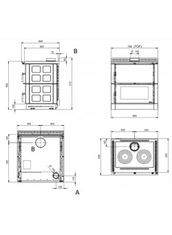 Печь камин La Nordica Verona XXL Maiolica