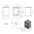 Печь-камин Kratki Koza/K5/S (сталь) Печь-камин Kratki Koza/K5/S (сталь)
