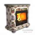Изразцовый камин Прованс КимрПечь центральный Художественный Изразцовый камин Прованс КимрПечь центральный Художественный
