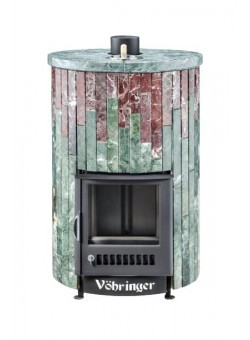 Печь для бани Ферингер Уют ПФ 25 Змеевик+Россо Леванте