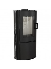 Печь-камин Kratki Koza/AB/S/DR/Kafel/Czarny