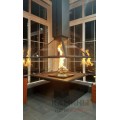 Камин Openfire центральный с подъемным колпаком  Камин Openfire центральный с подъемным колпаком
