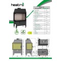 Каминная топка Heatro 55L black Каминная топка Heatro 55L black