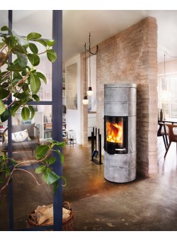 Печь-камин MILANO STONE