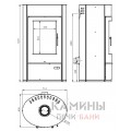 Печь-камин Мета-Бел Дунай Печь-камин Мета-Бел Дунай