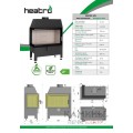 Каминная топка Heatro 69L black Каминная топка Heatro 69L black