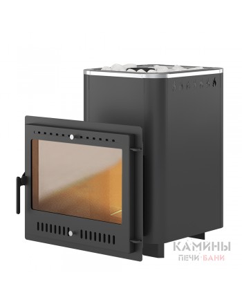 Печь Везувий Русичъ Антрацит 22 Панорама М