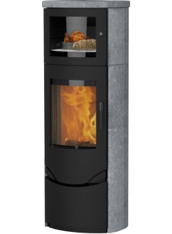 Печь-камин Lotus PRIO 7M - with side glass panel