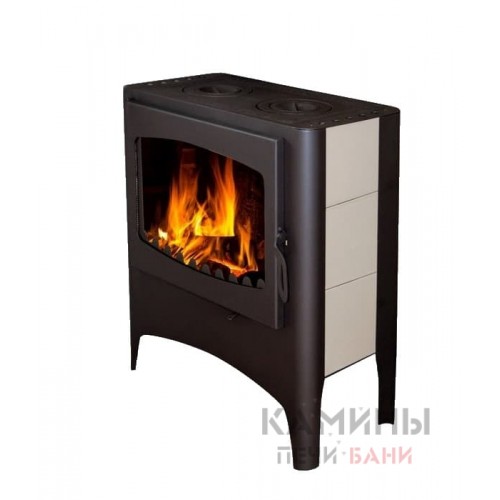 печь-камин «Бавария» Эко с плитой две конфорки печь-камин «Бавария» Эко с плитой две конфорки