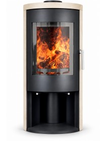 Дровяная печь-камин Ember H1 Limestone