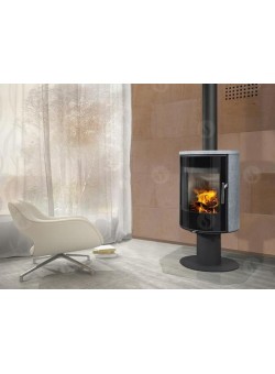 Печь-камин Romotop стальная LAREDO T02 камень