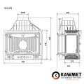 Каминная топка KAWMET W3 PLB трехсторонняя 16,7 kW с дополнительными правым и левым стеклом Каминная топка KAWMET W3 PLB трехсторонняя 16,7 kW с дополнительными правым и левым стеклом