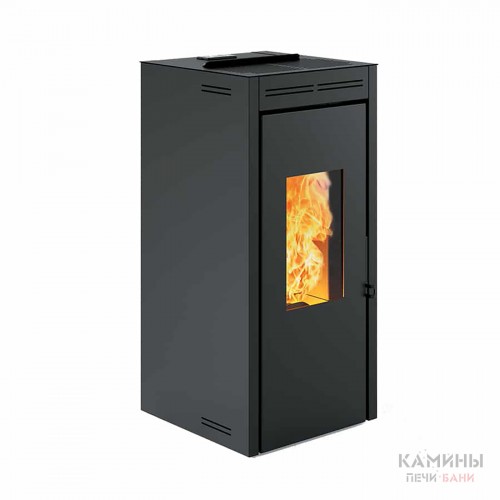 Печь-камин Invicta Teramo 17 Pellet Stove Черная (с водяным контуром) на пеллетах Печь-камин Invicta Teramo 17 Pellet Stove Черная (с водяным контуром) на пеллетах