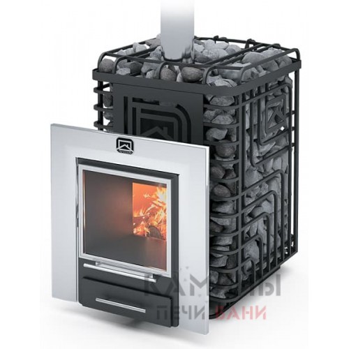 Дровяная печь для бани Теплодар Сибирский утес Панорама 20 ЛП ПРОФИ Дровяная печь для бани Теплодар Сибирский утес Панорама 20 ЛП ПРОФИ