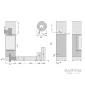Печь-камин Skantherm Elements Rund 2.0 Печь-камин Skantherm Elements Rund 2.0