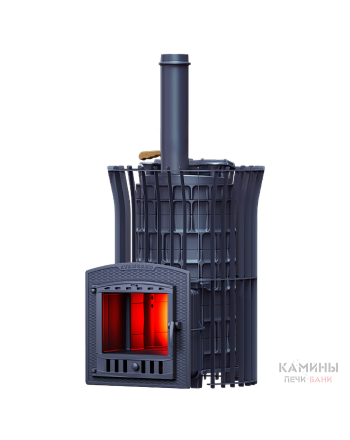 Печь Авангард ЗК 40 (П2) Pro Ураган Тюльпан