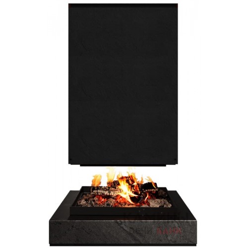 Топка-камин Brunner Urfeuer 4free 70 , открытая