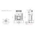 Печь камин керамическая ABX Westfalia 750 corner Печь камин керамическая ABX Westfalia 750 corner