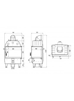 Каминная топка DEFRO HOME INTRA SM BP