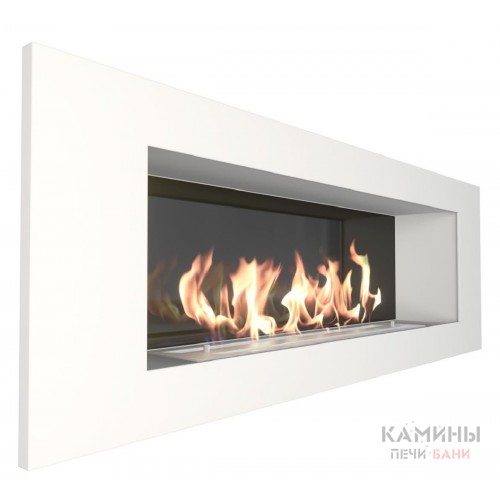 Биокамин Elliot 1200 белый со стемалитом (Zefire) Биокамин Elliot 1200 белый со стемалитом (Zefire)