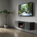 Тумба с биокамином Firelight BFP/P-1400V графит Тумба с биокамином Firelight BFP/P-1400V графит