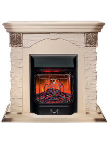 Электрокамин RealFlame Dublin Lux WT с Majestic Lux BL RC