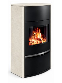 Дровяная печь-камин Ember L1 Limestone